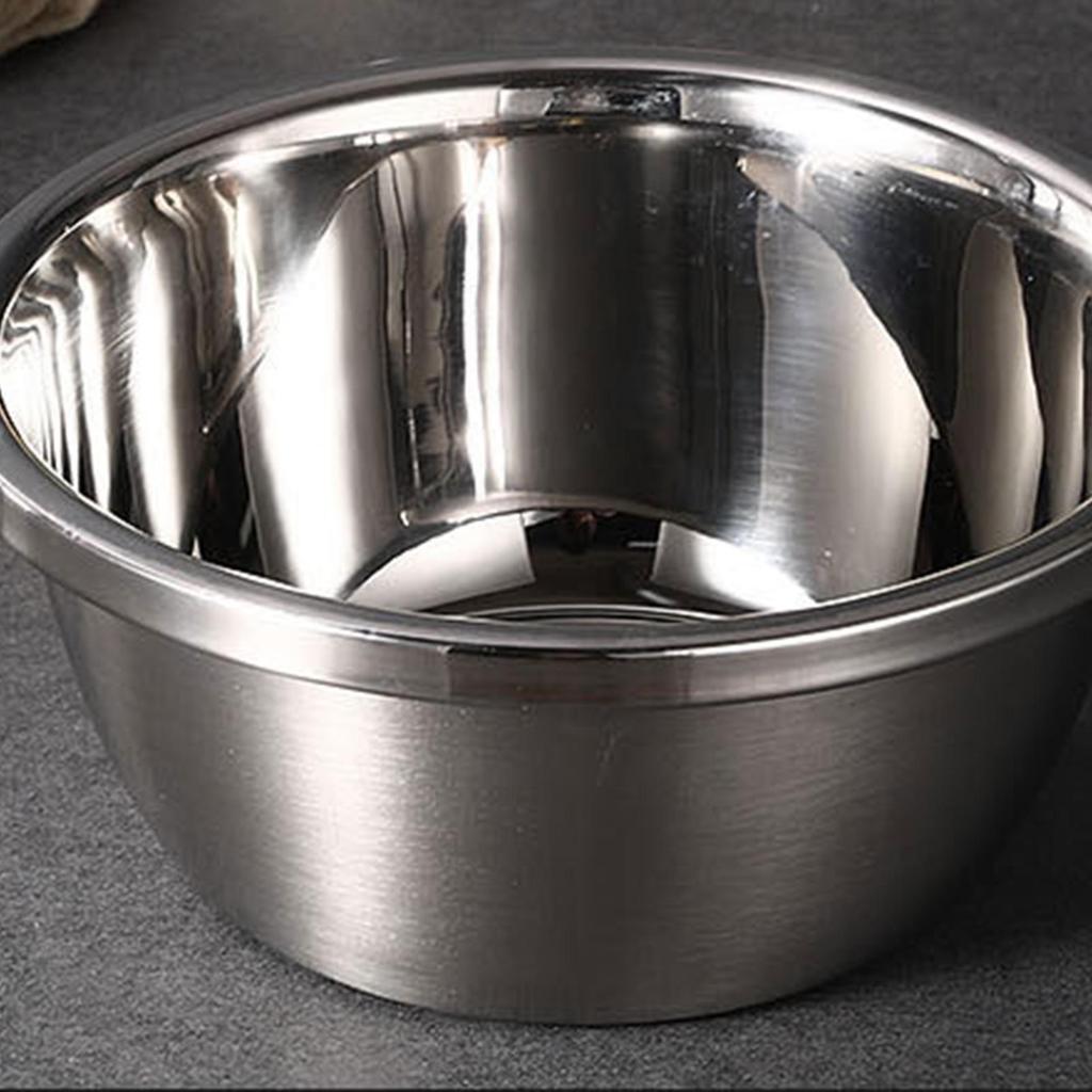 Stainless Steel Strainer Bowl Multipurpose Draining Basin With Grater Food Drainer Mixing Bowl Set For Meal Prep Salad Making