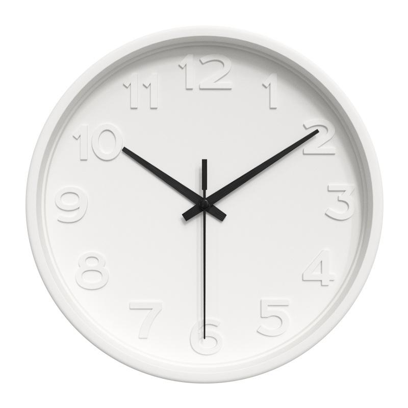 DIY Handmade Graffiti Blank Clock Wall Clock Creative Cute Hand Painted Clock Girl Decoration Wall Giving Gift