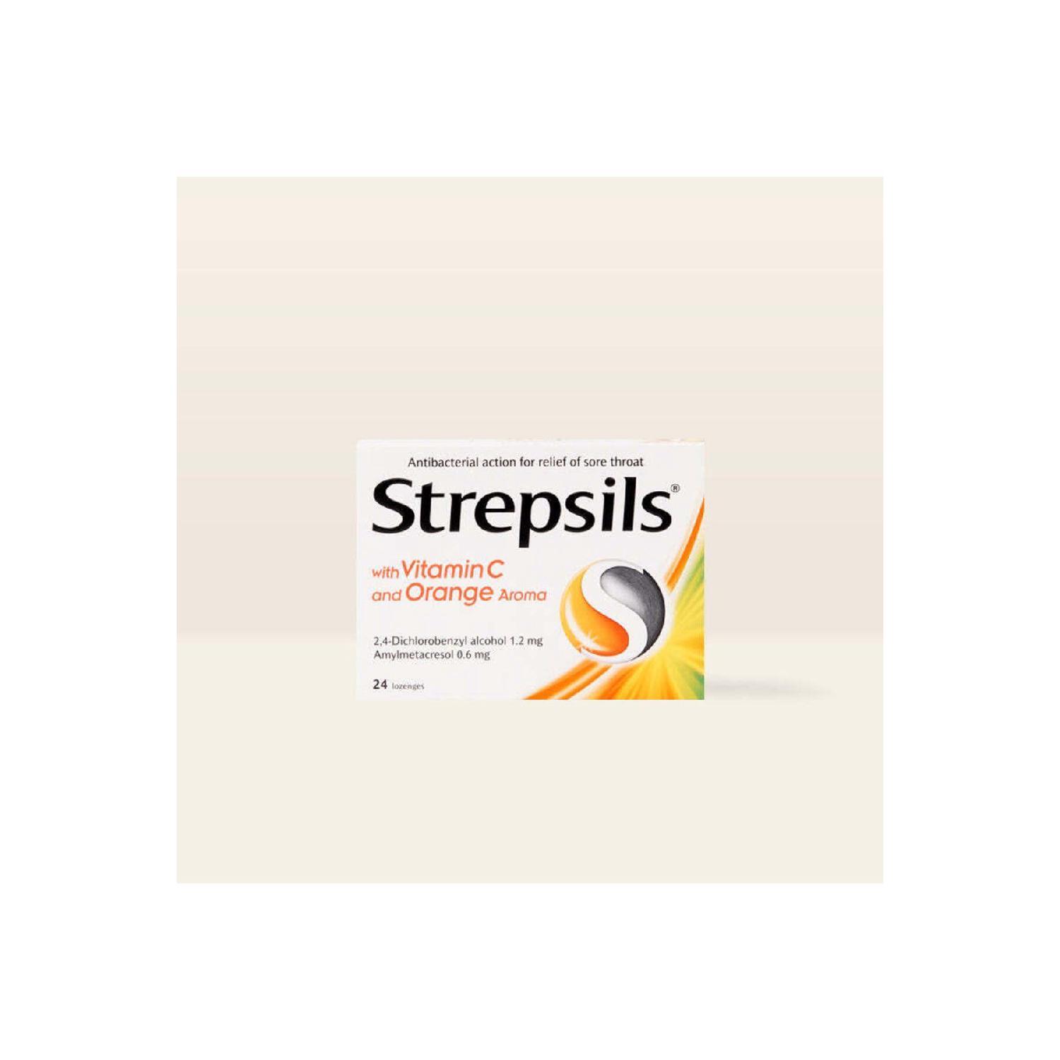 

Strepsils Vitamin C Orange Orange Flavored 24 Painty