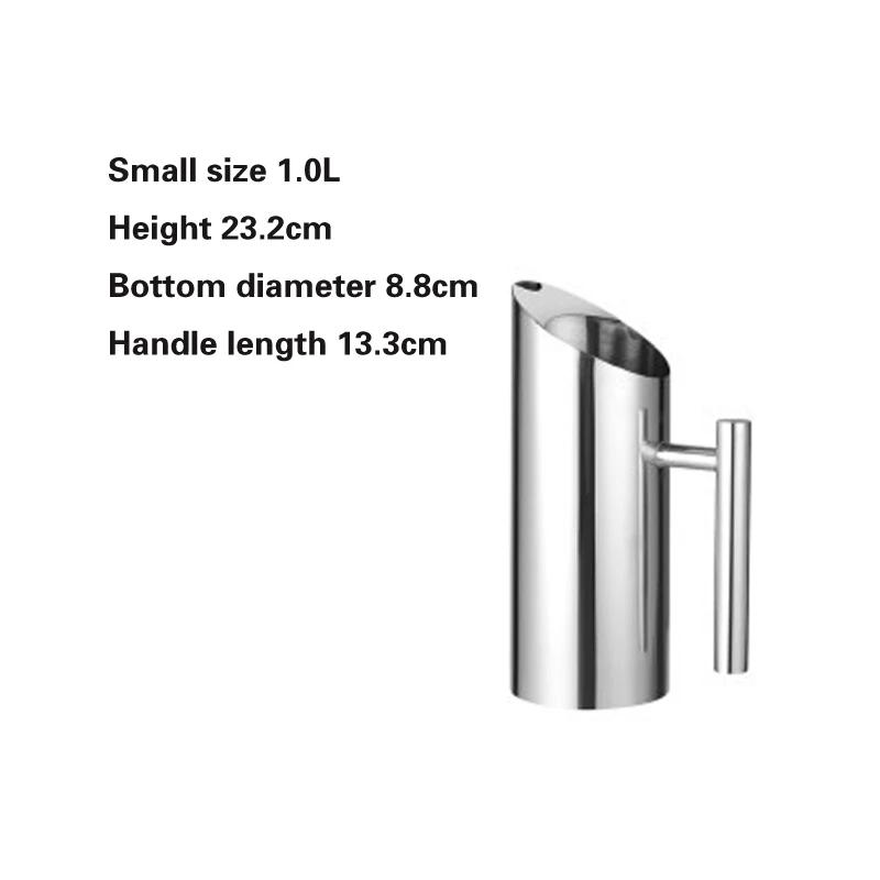 

Stainless steel water kettle Red wine dispenser Hotel restaurant cold water kettle Creative Bar KTV Mixing wine and tying a pot 500-1000ml