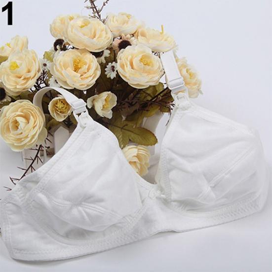 

Леди Кормление Материнство Грудное вскармливание Беспроводной бюстгальтер 40C белый