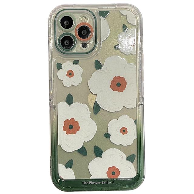 

Белый складной чехол-держатель с цветочным принтом для Iphone 14 Pro Max 13 11 12 14 Plus, мягкий силиконовый чехол-бампер For iPhone 13