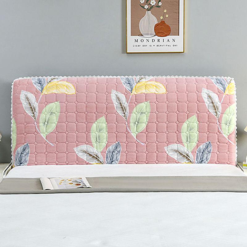 Princess Style Soft Padded Wooden Headboard Cover - Universal Fit High-Grade Protector