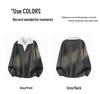 Men's Autumn Faux Two-Piece Textured Jacquard Collar Casual Outerwear