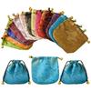 Chinese Style Silk Brocade Jewelry Packing Pouches for Necklace Earrings Jewelry Packaging Jewelry Organizer