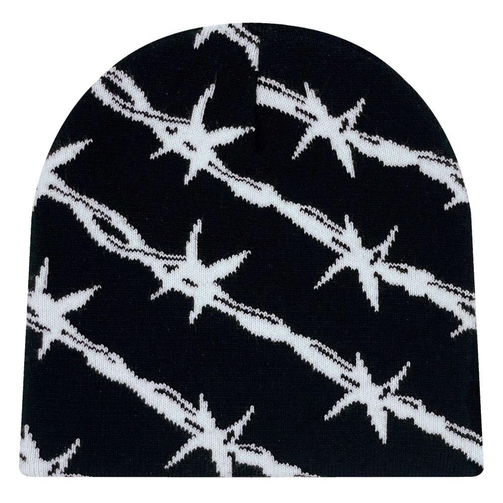 Y2k Knitting Cap Hat Wool Acrylic Cold Cap Fashion Beanie Bonnet  Outdoor