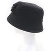 Excellent PRADA Hat Re-Nylon Triangle Logo Triangle Plate Bucket Black L 2HC350 Used