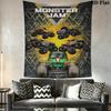 Monster Jam Pattern Home Decor Tapestry, Wall Hanging, Decorative RV Wall Cloth.MGT0918497