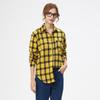 Camisa de Franela a Cuadros Fresca para Mujer 2025 Nuevas Blusas y Tops para Mujer Algodón Holgado Manga Larga Camisas Casuales Ropa Fina para Mujer