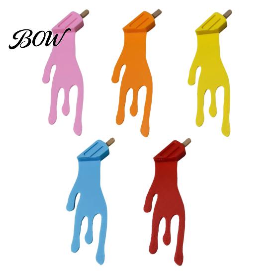 Three Dimensional Book Accessory 3D Printed Ice Cream Bookmark, Creative Melting Popsicle Non Deforming Page Marker, Reading for Students, Lovers
