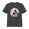 German Shepherd Dog Cherry Blossom T Shirt Perfect GSD Japan for Lovers Vintage Washed Casual Designer Clothes Soft Homme