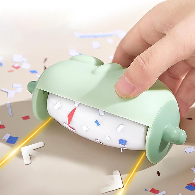 Cute Manual Hair Remover Roller Reusable Strong Adhesive Remove Hair And Adhesions From Clothes Home Use Compact Portable