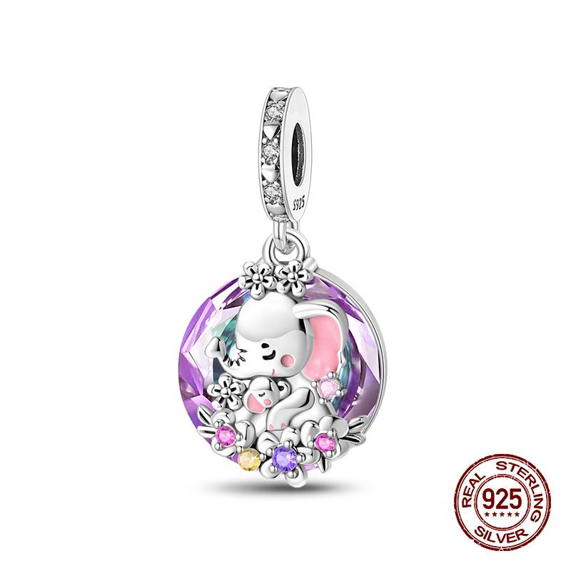 New Copper Bear Koala Family Fox Sweet Pet Charms Bead Fit 3Mmoriginal Bracelets Diy Jewelry Birthday Gift