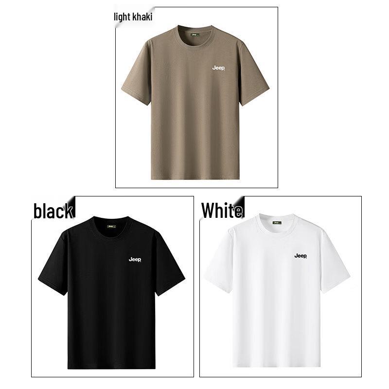 JEEP Men's Quick-Dry Cooling Round Neck T-Shirt