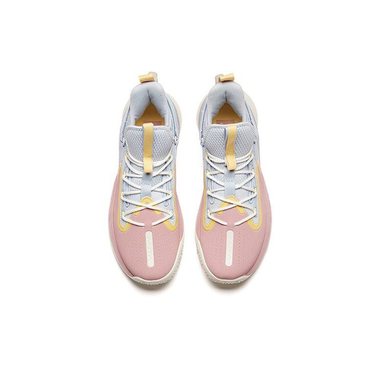 Anta UFO2.0 Basketball Shoes Men's Pink Blue White 112011618-8