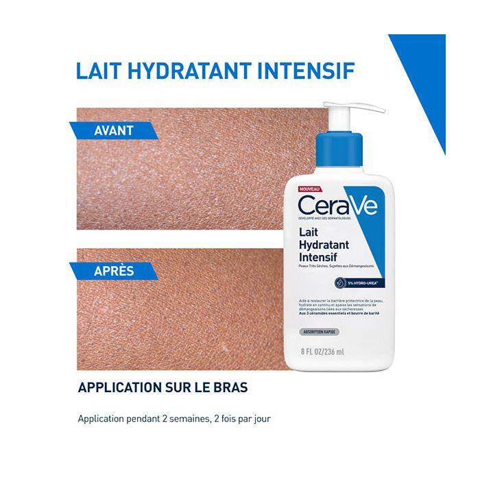 CeraVe Soins Lait Hydratant Intensif Peaux Très Sèches Sujettes Aux Démangeaisons 236ml