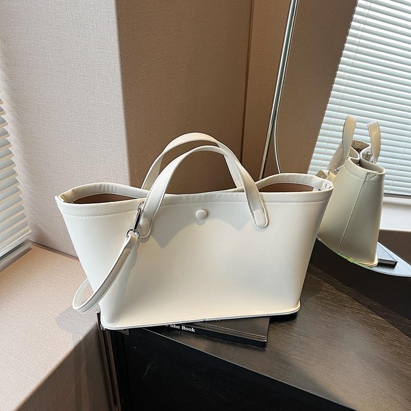 

Премиальная сумка для поездок на работу, женская новая модная универсальная сумка-мессенджер, летняя ручная сумка-ведро для ребенка и мамы белый