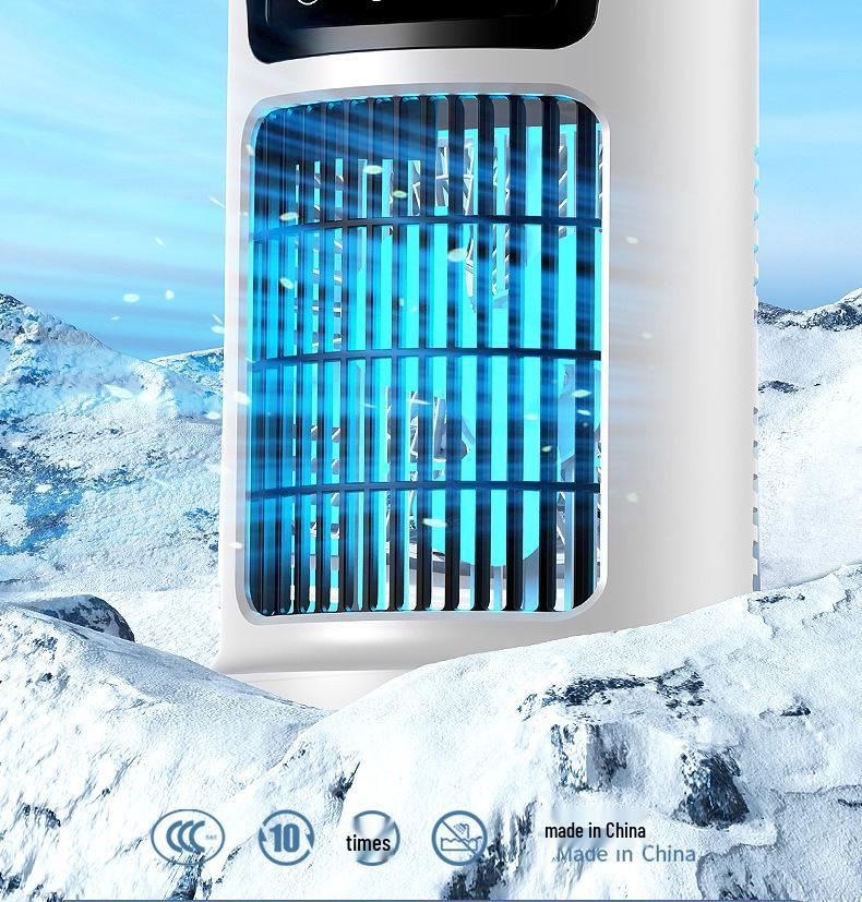 USB Desktop Mini Air Conditioner: Cooling Fan & Humidifier