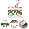 Snowman Resin Christmas Ornament Customizable Decoration Safe For Children Family Holiday