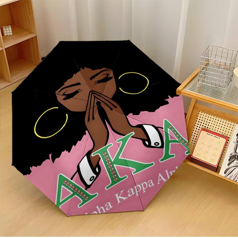 Alpha Kappa Alpha sorority Printed umbrella lightweight for travel camping and leisure a musthave for family holidays and birthday gifts