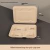 Yuzhuxun 1400ml 4-Fächer Einweg-Takeaway-Behälter
