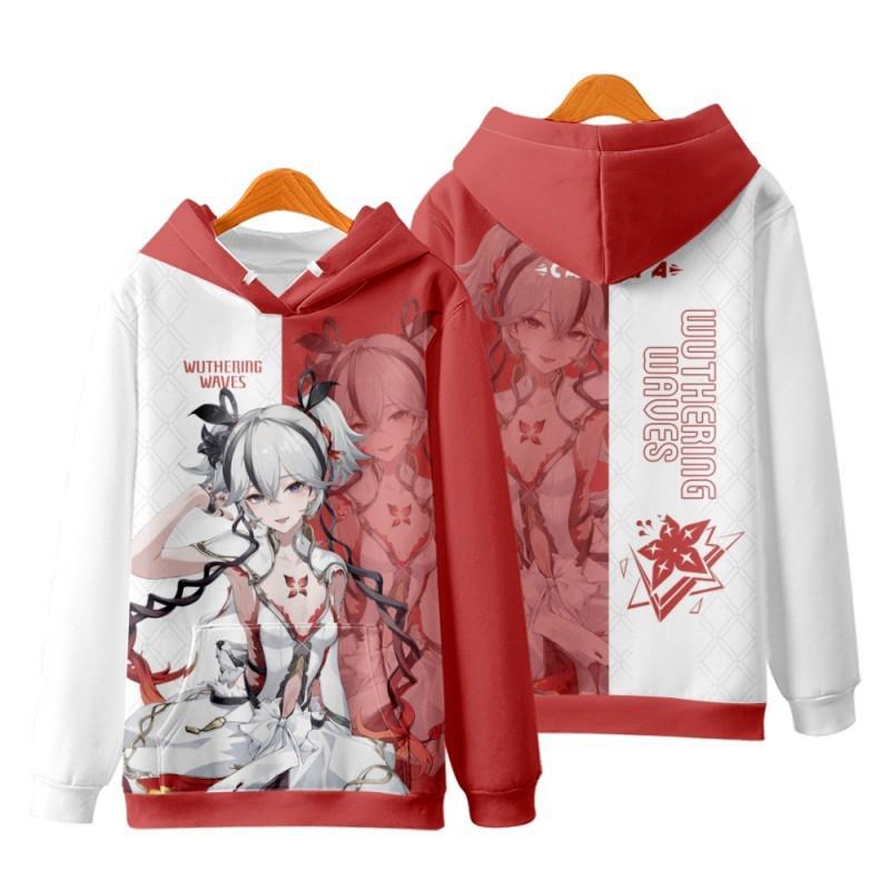 Game Wuthering Waves All Role Playing Hoodie 3D Print Men Women Anime Sweatshirt  Spring Autumn  Hoodies Casual Y2k Tracksuit Coat