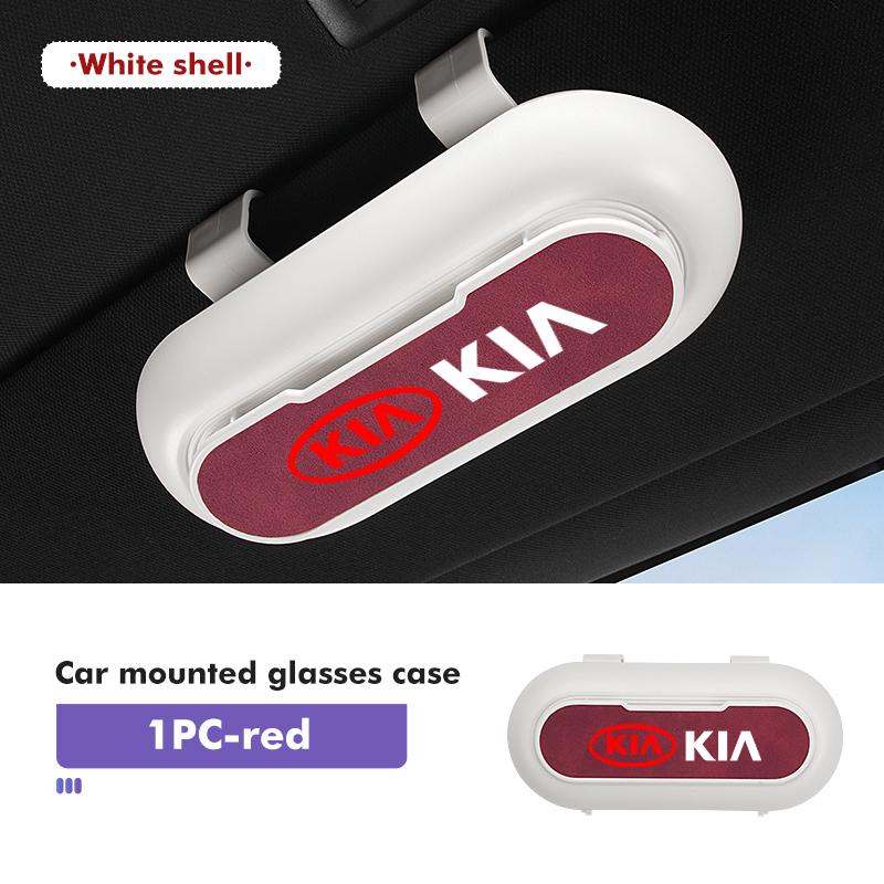 Car Portable Sun Visor Sunglasses Holder Case Glasses Boxes Interior Accessories For KIA Ceed Sportage Rio K5 K2 Optima Cerato drlqc11