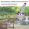 G3/4 Male Thread Fountain Nozzle Silver Multi Direction Fountain Spray Head Easy Installation 304 Stainless Steel