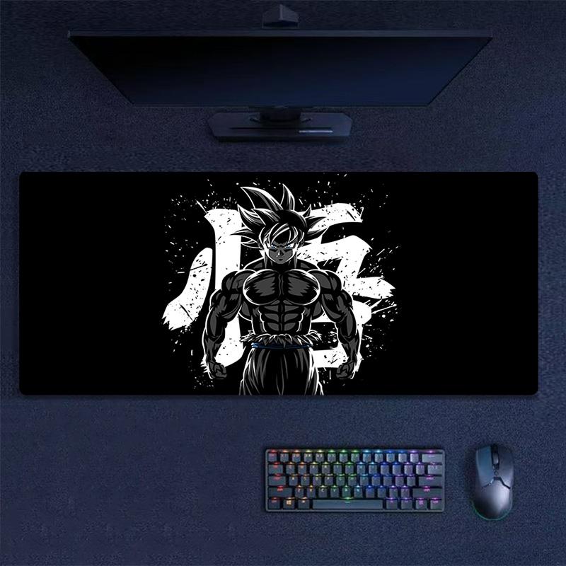 Dragon Ball Characters Print  Cushion Non-slip Laptop Tablet Big Mousepad XXL Mat Mini PC Playmat With Lock edge