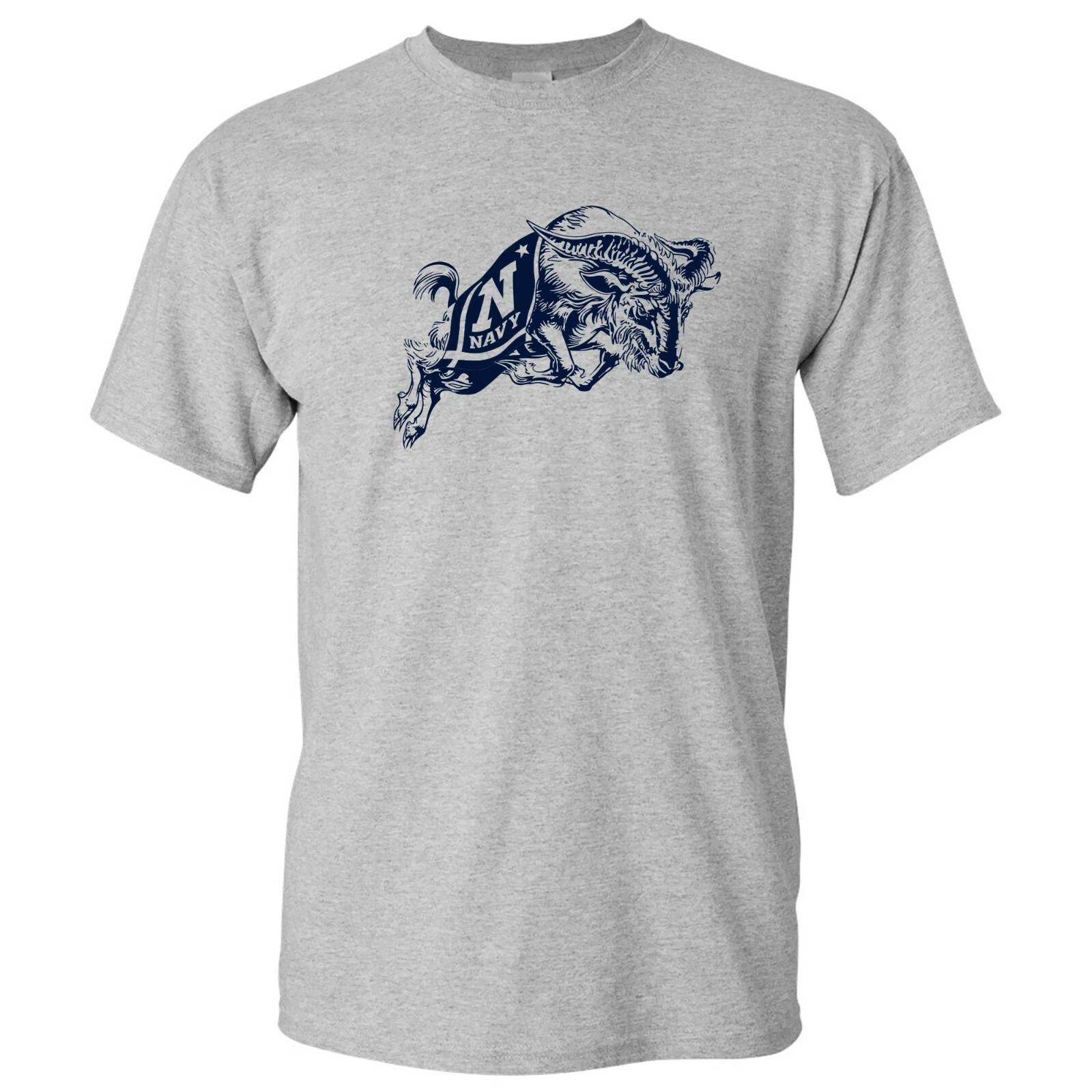 United States Naval Academy Midshipmen Primary Logo T-Shirt - Sport Grey S