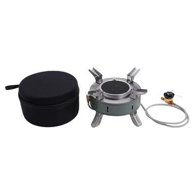 Delicate Outdoors Gas Stove Wind Resistant Design Practical Nonrust Steel Campings Burners Ideal For Backpacking And Picnics