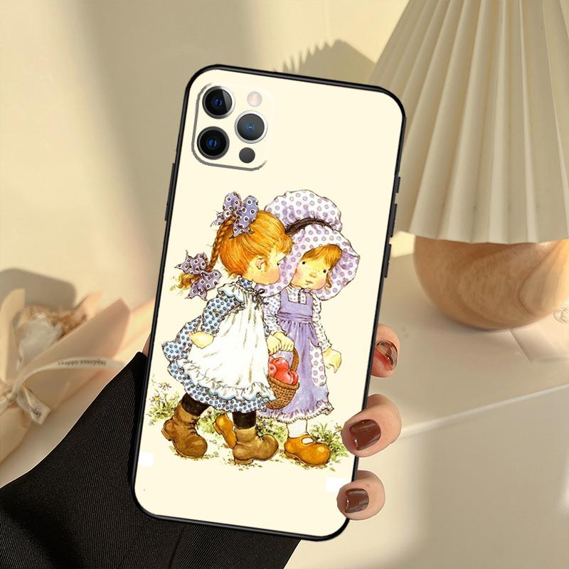 Sarah Kay Girl Phone Case For iPhone 15 14 13 12 11 16 17 Pro Max 13 mini 15 16 Plus 16e 17 Air Cover Funda