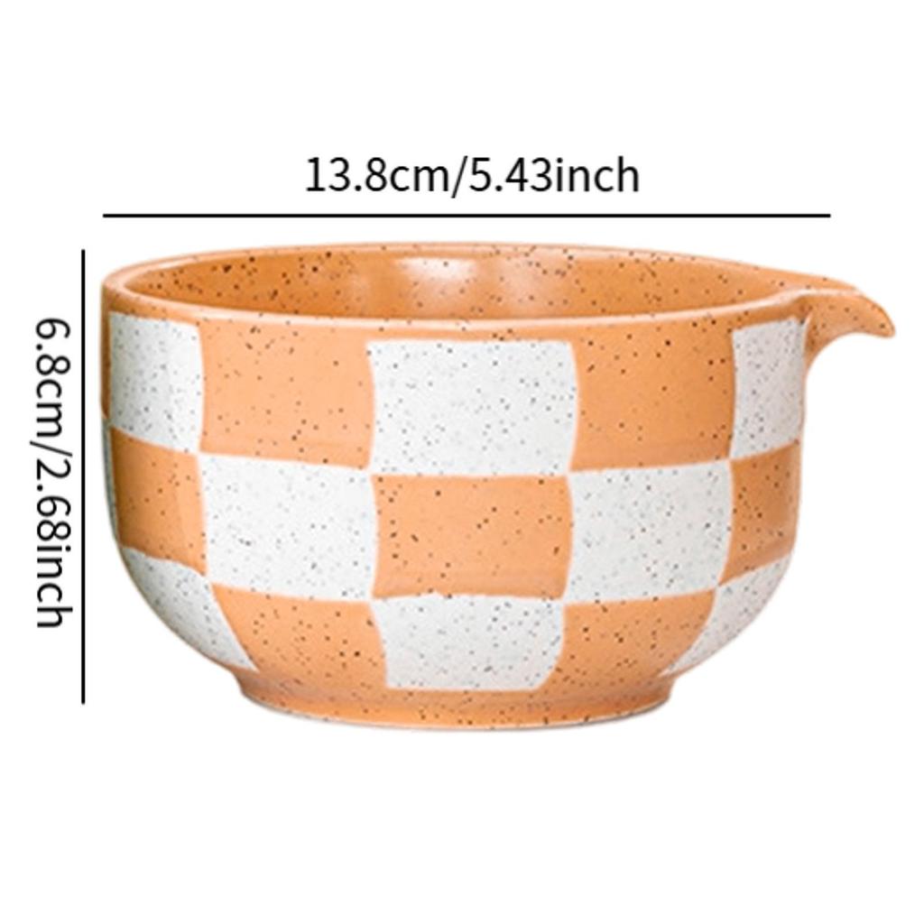 Traditional Japanese Matcha Bowl Tea Bowl with Pouring Spout Colorful gradient glaze for Office Table Tea Ceremony Party Gift