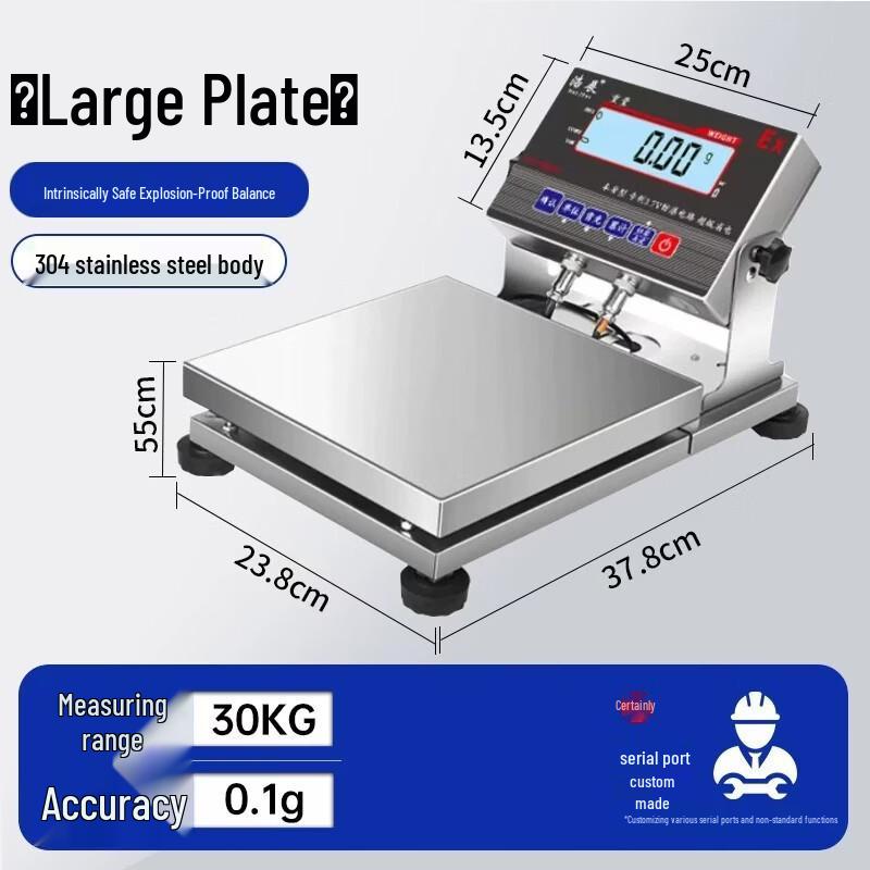 Haozhan High-Precision Explosion-Proof Electronic Platform Scale (CN version)