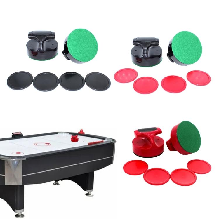 Air Hockey Pucks and Paddle 94mm Air Table Hockey Game Pusher with 4 Pucks