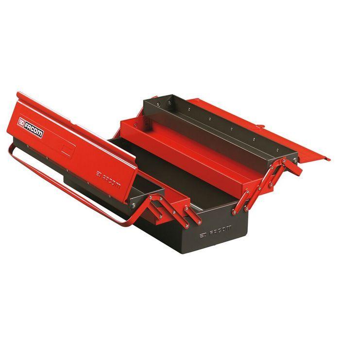 Metal Toolbox - FACOM - BT.13GPB - 5 Compartments - Large Volume