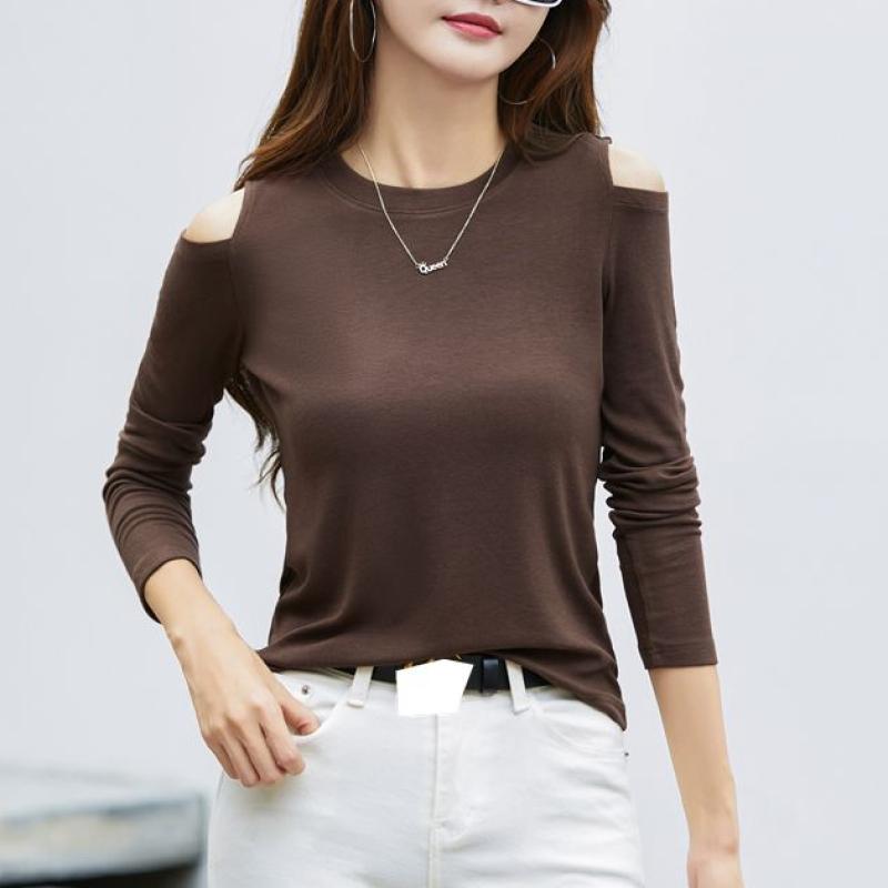 Spring Women's Sweater  Solid Color Basic White S-3XL Slim Fit Jumper Korean Style Hollow Out Pullovers Top Tee