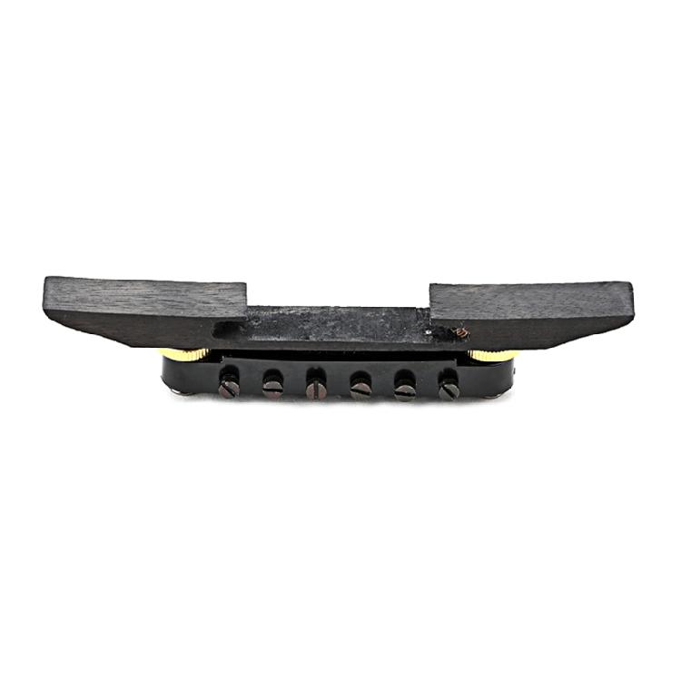Guitar Roller Saddle Bridge Replacement Part with Rosewood Base