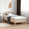 Vidaxl Bed Frame Without Mattress, 75X190 Cm, Solid Pine Wood