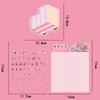 2PCS Cat RV Stickers Nostalgia Harajuku Laptop Luggage Decompression PET Material Art Picture Harajuku Stacking DIY Sticker