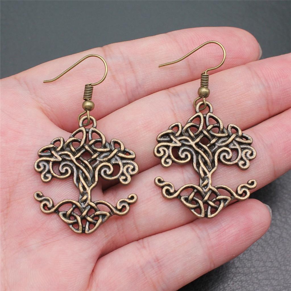 Drop & Dangle Earring Celtic Hexagram Kids' Jewelry MaterialsEarring Size 18x19mm QE006