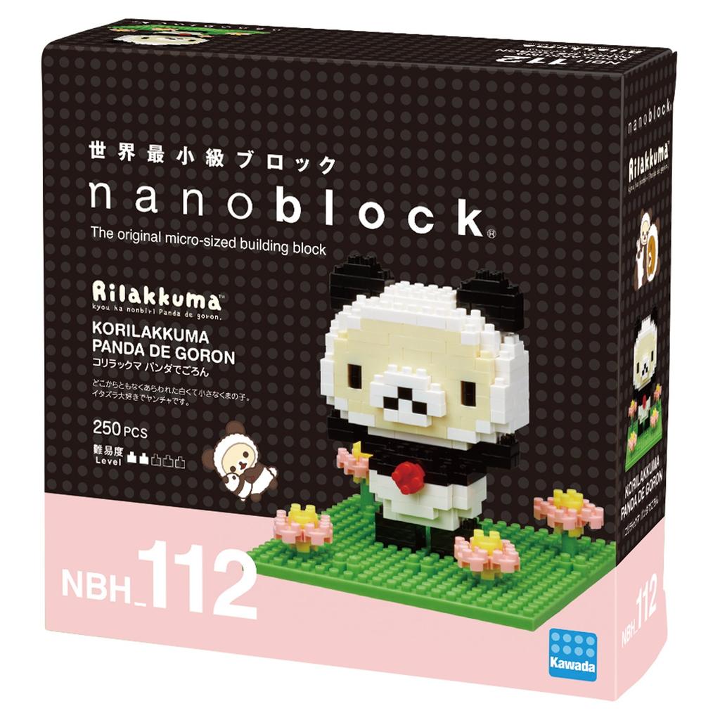 Nanoblock Korilakkuma Panda Degoron NBH112