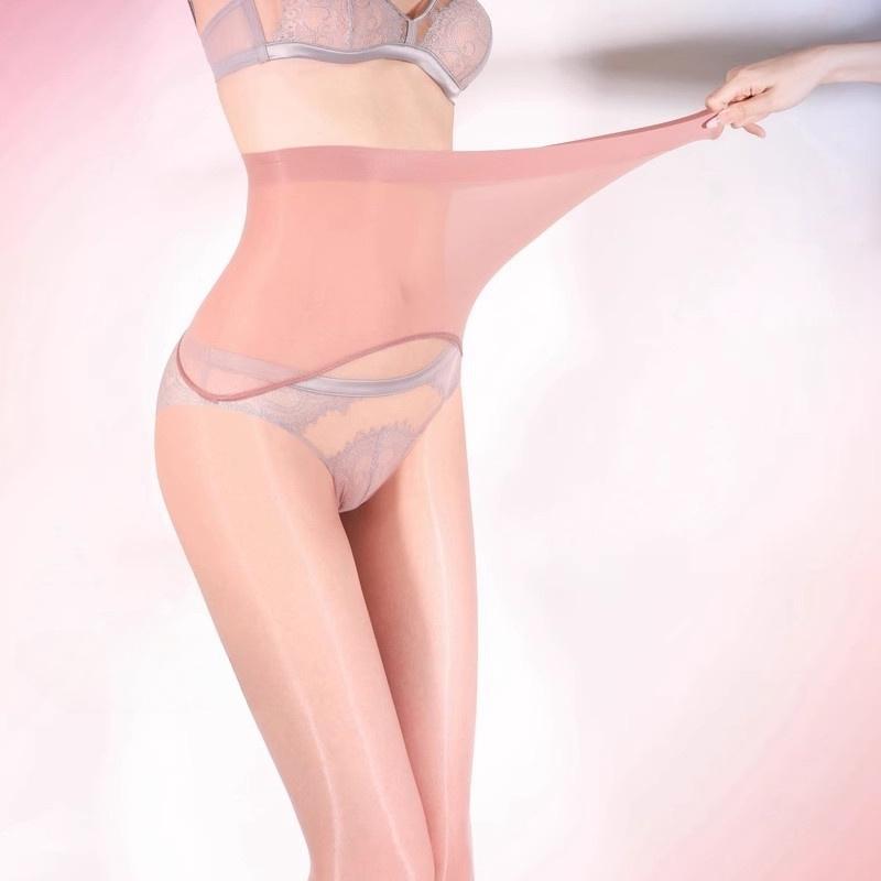 High Elasticity Seamless Underwear 5D Oil Glossy Deep Crotch Bottomed Pantyhose Romantic Fragrance Nightclub Party Stockings