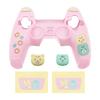 Silicone Cover Compatible with PlayVital Ps5 Controller, Compatible with Charging Station with Cute Bear Style Cover Attached, Thumbstick Cap Cover &