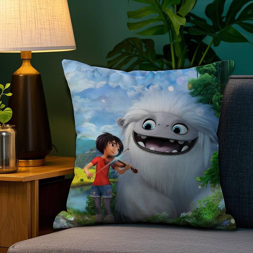 A-Abominable Personalized Pillow Case Sofa Living Room Bedroom Double-sided Printing Square Cushion Nap Time Cushion Cover