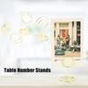 20Pc Stable Table Number Stands Round Shaped Table Number Holder  Wedding Centerpieces