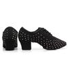 Mode Schwarz Salsa Tanzschuhe Herren Damen Flash Canvas Standard Ballroom Tango Latein Professionelle Lehrer Tanzschuhe Jazz Sneakers