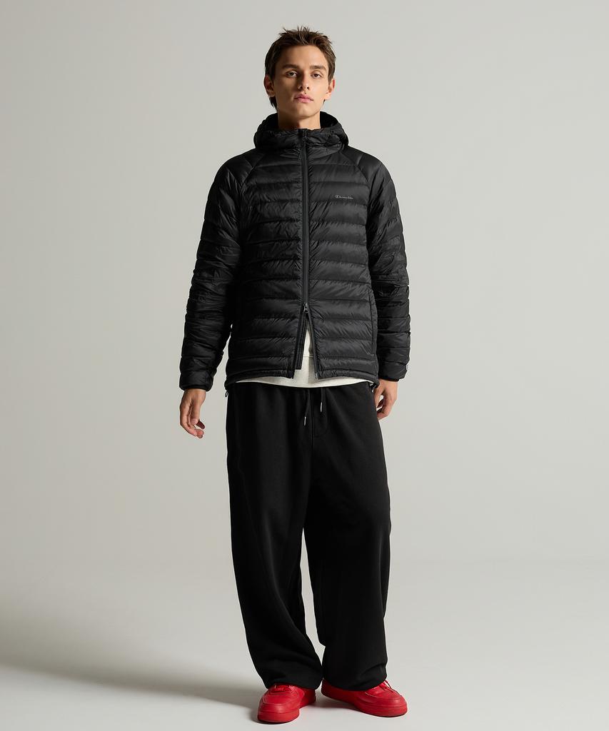 Champion C-Logo Wide Fit Sweat Jogger Pants Black
