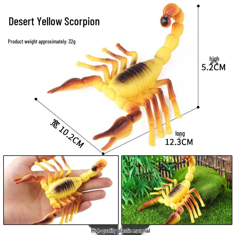 Cross-Border Animal Model Toy: Golden Cicada & Grasshopper Ornament for Kids