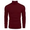 Men's Turtleneck Sweater Autumn and Winter, Men's Sweater Long-sleeved Pullover, New Green.